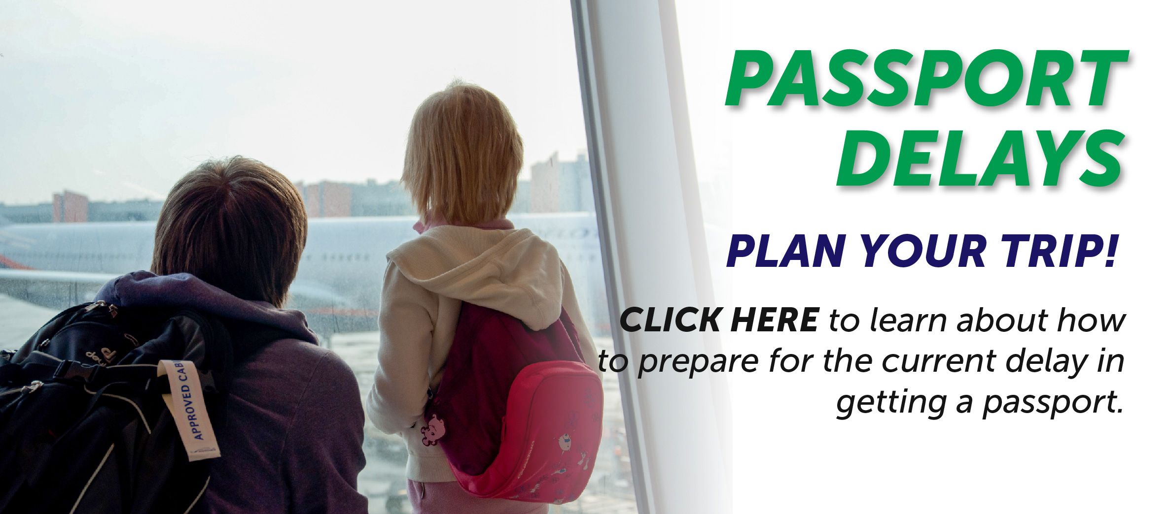The Passport Agency currently has a backlog that is causing delays in releasing or obtaining passports.  The suggestion of the Office of Child Support is to request your passport 6 months prior to your anticipated date of travel.  